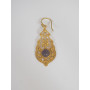 Pendants D'Oreilles Atypiques Dorées et Argentées à Pierres - C2