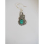 Pendentif D'Oreilles Ethniques pour Femme à Pierres Faits Main - C4