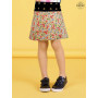 Jupe fille Marron claire Chocolat cerise vetement pas cher pour enfant, jupe été, jupe coton, jupe reversible