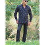 chemise originale noire manches longues pour homme