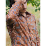 chemise de qualité marron homme