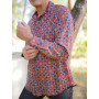 chemise brique orientale arabesque imprimé marque française