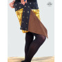 jupe réversible ceinture large jupe 2 en 1 femme