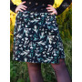 jupe chic a fleurs longueur genoux