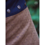 Jupe velours marron femme Jupe tube fendue boutonnée Taille Ajustable jupe automne jupe marron hiver
