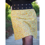 Jupe jaune liberty femme, jupe imprimée petite fleurs, jupe blanche a fleurs, jupe droite, jupe longue, jupe wrap