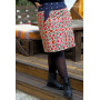 jupe grande taille a fleurs reversible