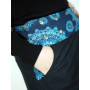 Jupe Femme Jean Réversible Ceinture Motif Mandala Boutonnée Marque Française