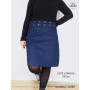 jupe jean bleu longue