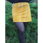 mini jupe portefeuille droite ethnique et boheme jupe pas cher de qualité, Tissu epaix velours, jupe reversible