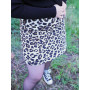mini jupe blanche motif leopard ceinture large  pas cher de qualité, Tissu epaix velours, jupe portefeuille reversible