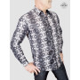 chemise orignale empreinte noire