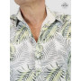 chemise a motif feuilles de palmiers