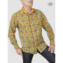 chemise orange ethnique azteque grossiste marque francaise