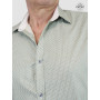 chemise classique verte pour homme