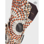 chemise marron vintage manche boutonnée