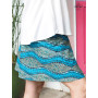 jupe évasée pour femme fendu asymetrique taille ajustable