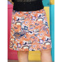 Jupe femme imprimé cachemire paisley multi couleur