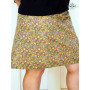 jupe portefeuille liberty jaune et rouge