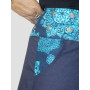 jupe à poche ceinture imprimée boutonnée
