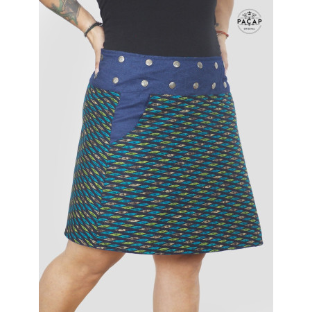 jupe grande taille femme taille haute