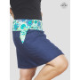jupe en jean avec poche pour femme ronde, femme forte