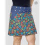 Jupe grande taille imprimé à fleurs avec poche