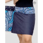 jupe denim, jupe poche serète, jupe reversible, jupe ceinture boutonnée, jupe 2 faces