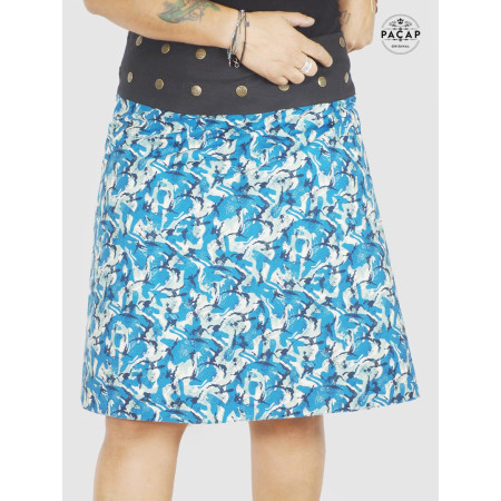 jupe grande taille ajustable et femme enceinte