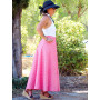 jupe midi rose pour femme