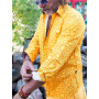 chemise flashy pour homme motif 3d petits carrées
