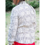 chemise fluide blanche a carreaux imprimé pois noir pour homme, chemise noire et blanche, chemise manche longues
