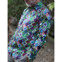 Chemise verte a rosaces sur tissus en viscose imprimé multicolore pour homme bouton unicolore