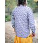 chemise sport bleue a carreaux, chemise micro motif, chemise vichy bleue, chemise imprimée