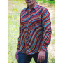 Chemise Marron Rayée Pour Homme Motif Ethnique Peruvien - VINICUNCA