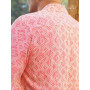 chemise rouge imprimé géométrique, chemise losange rouge, chemise en viscose rose, chemise imprimée
