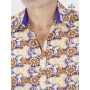 chemise fantaisie à motifs éxcentrique atypique pour homme style funky psychédélique