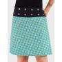 jupe ethnique grande taille, jupe fendue pour femme ronde, jupe ceinture noire femme enceinte