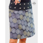 Jupe Fendue à Pois Réversible  Femme Ronde Taille Unique - PALMA XL+