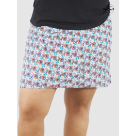 Jupe wrap Femme Viscose Motif Floral Réversible Grande Taille - TAGE XL+