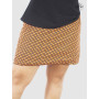 jupe grande taille en rayonne motif ethnique  taille plus reglable