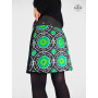 jupe mandala fendue pour femme, jupe wrap, jupe portefeuille