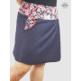 jupe jean grande taille plus pour femme ronde avec des formes, jupe avec poche, jupe portefeuille, jupe reversible