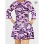 robe trapèze, robe moulante , robe été, robe femme, robe cintrée, robe taille unique, robe élasthanne, robe courte evasée