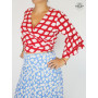 haute de plage femme, bolero cache coeur, top été imprimé, t shirt a nouer, crop top a carreaux