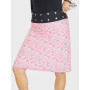 Jupe Rose Longue Rayonne Imprimé Fleurs Reversible Taille Unique - TR1