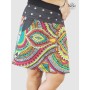 Jupe Femme Forte Jeans Ceinture Large à Pression - BAMBOU XL