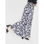 pantalon évasée, bouffant, froncé, taille unique,  a fleurs, pantalon confortable, fluide, ceinture large