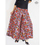 jupe culotte, pantalon rouge, pantalon boho, pantalon oversize, pantalon grande jambe, taille haute