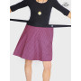 jupe femme à nouer, jupe ceinture lacet a attacher, jupe rouge, motif carreaux, jupe longue